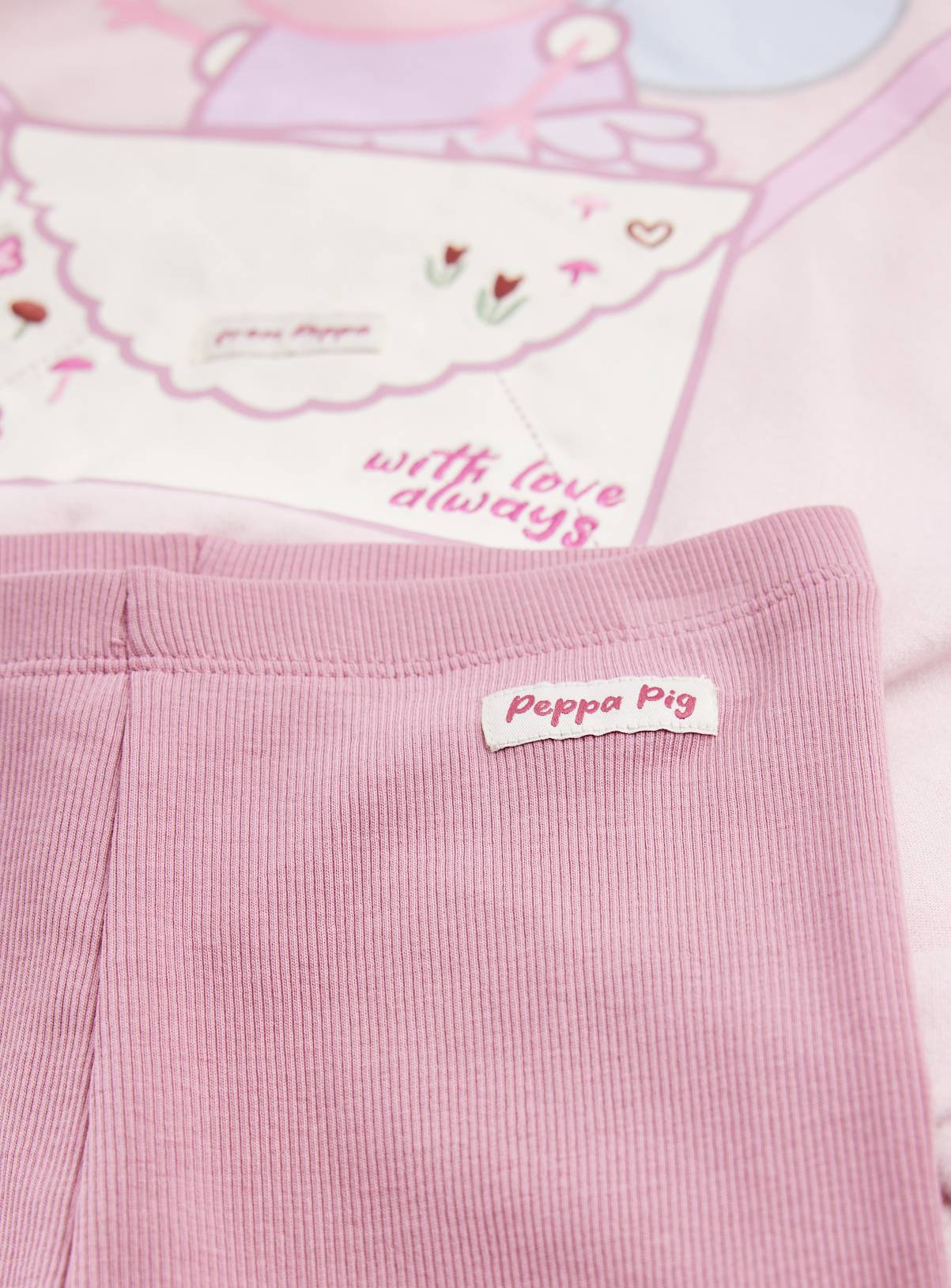Peppa Pig Sweatshirt & Ribbed Legging Set 3-4 years - Image 2