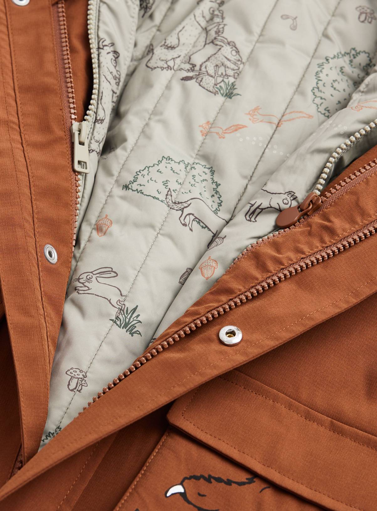 Brown Gruffalo Jacket  3-4 Years - Image 4