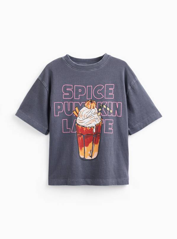 Halloween Pumpkin Spice Relaxed Fit T-Shirt 12 years