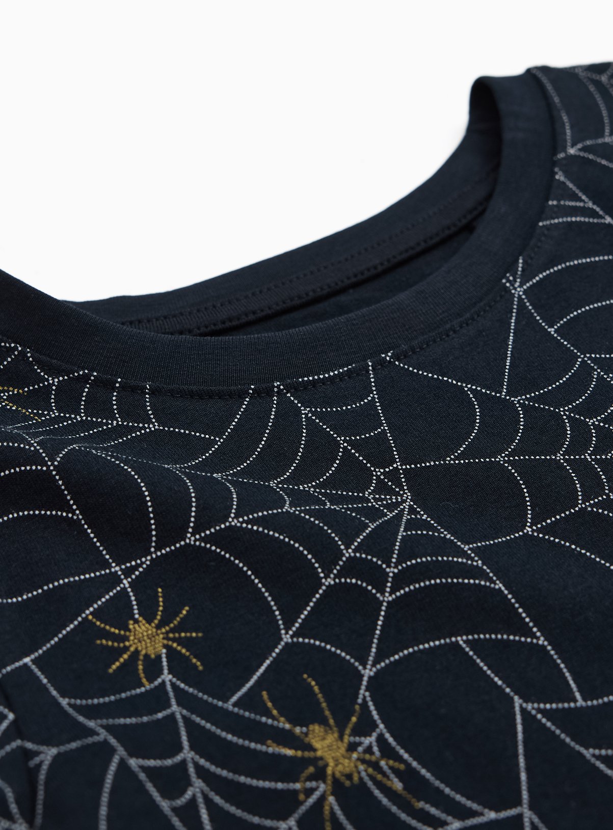 Halloween Black Printed Jersey Dress 11 years - Image 2 thumbnail