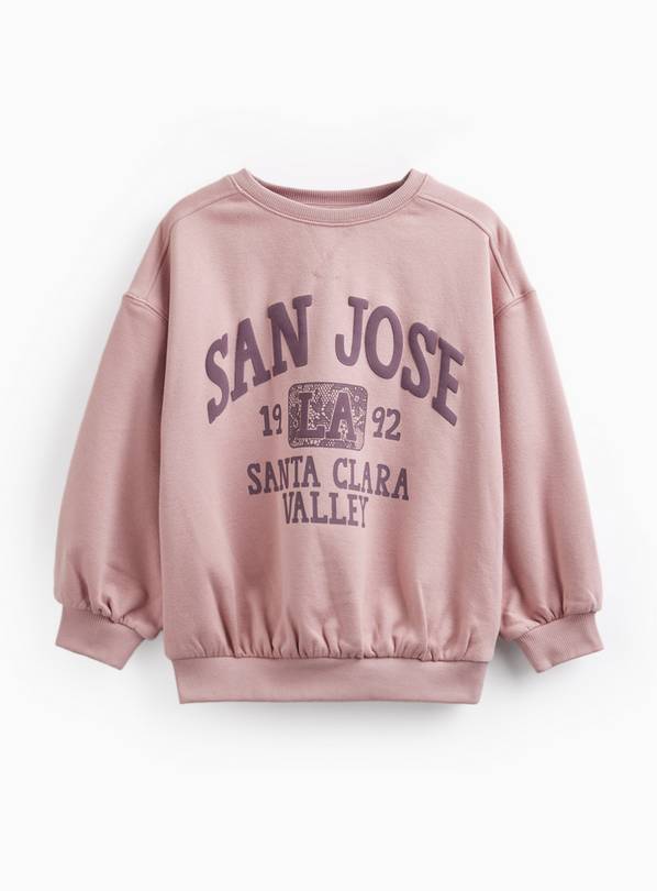 Pink San Jose Graphic Sweatshirt 6 years