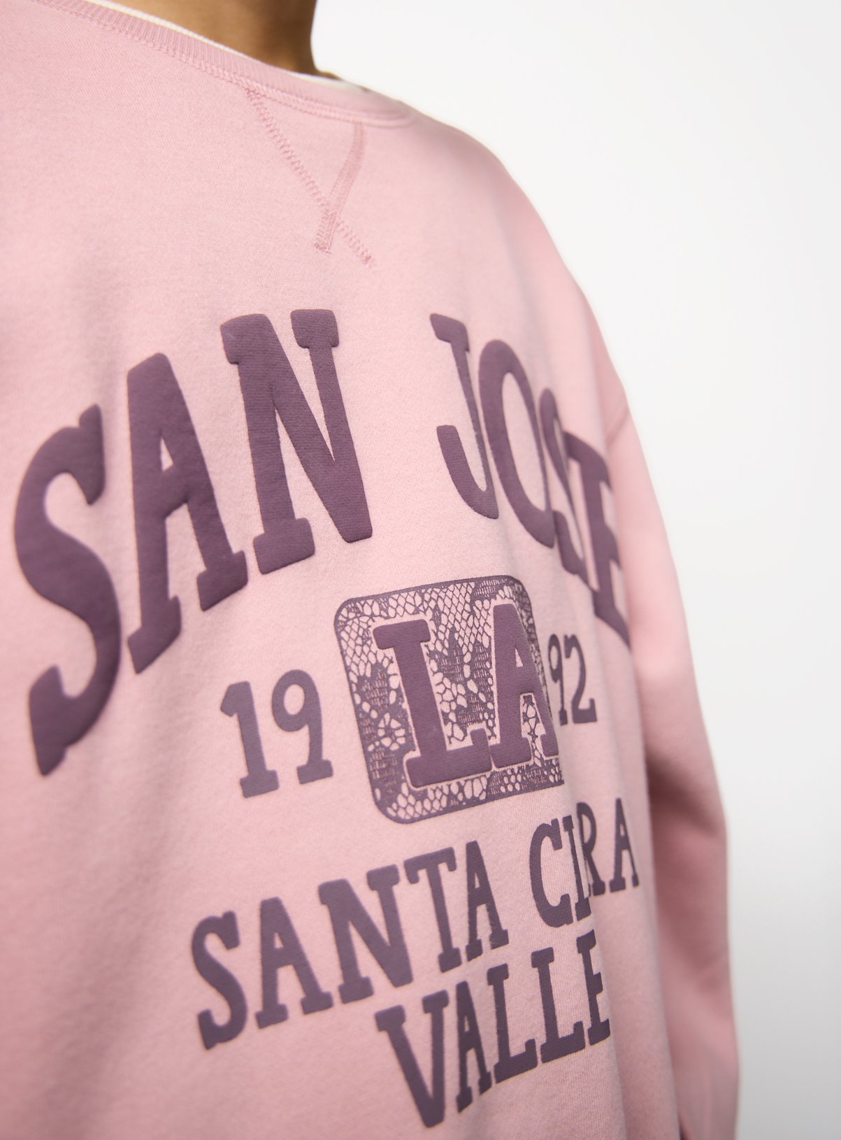 Pink San Jose Graphic Sweatshirt 11 years - Image 2 thumbnail