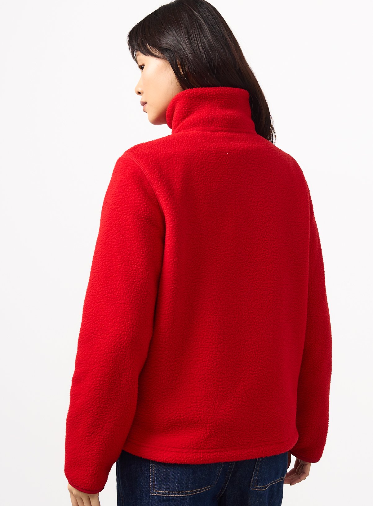 Red Teddy Full Zip Through Fleece XL - Image 4 thumbnail