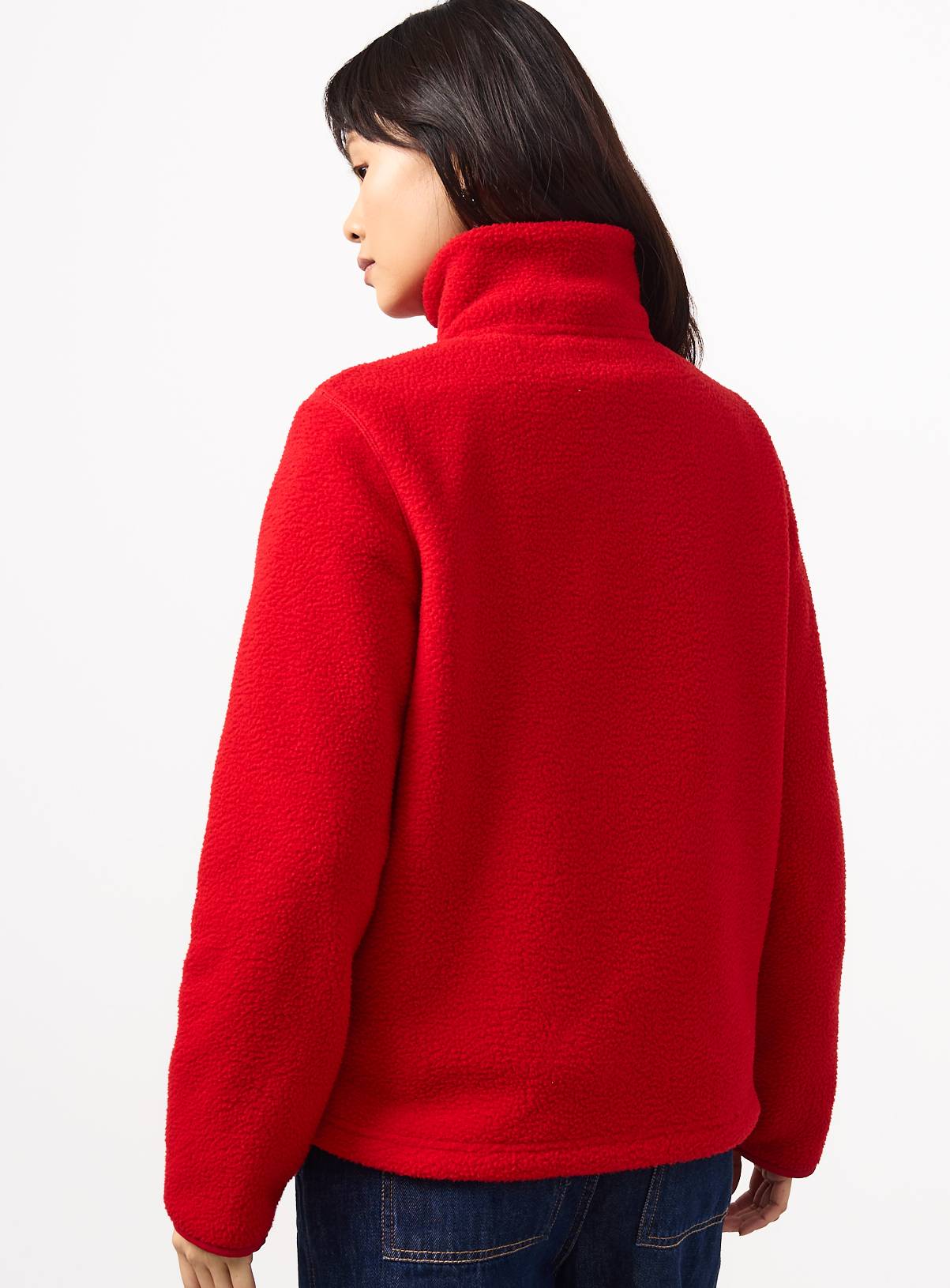 Red Teddy Full Zip Through Fleece XL - Image 4