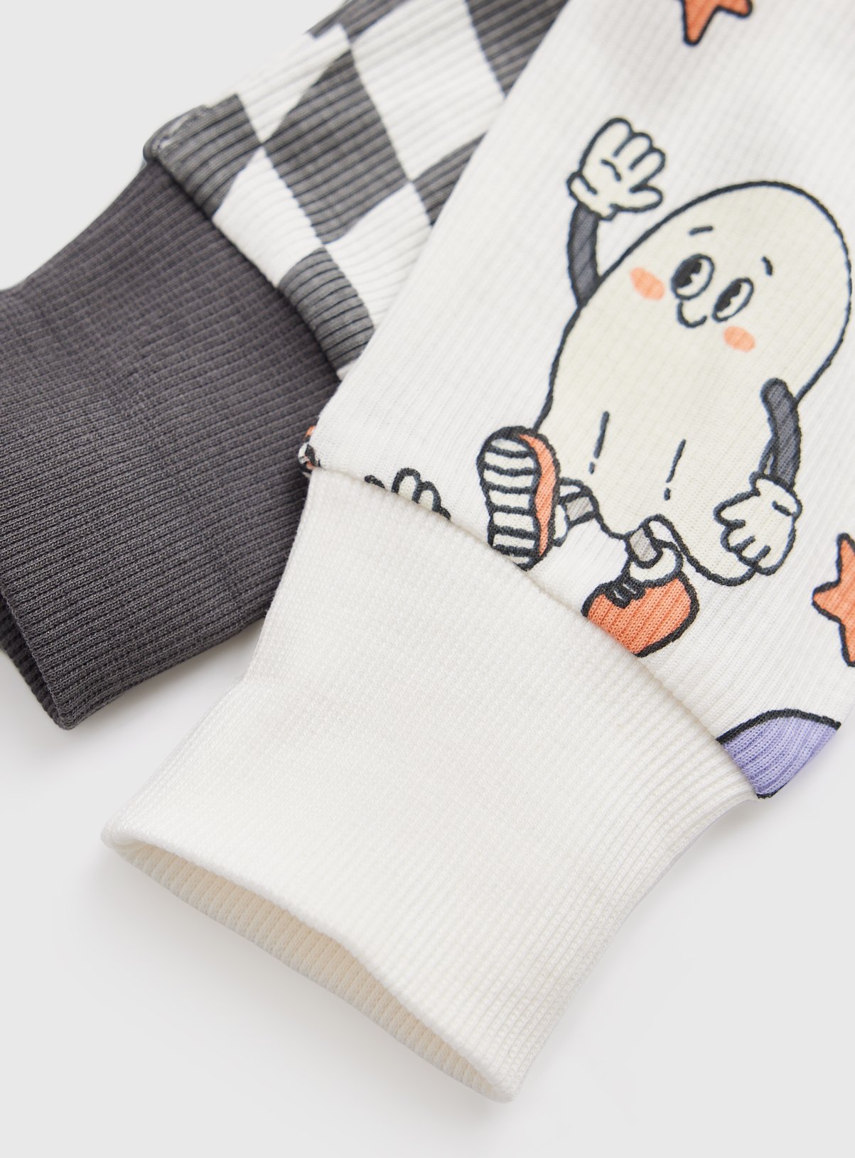 Halloween Print Pyjamas 2 Pack 3-6 months - Image 2 thumbnail