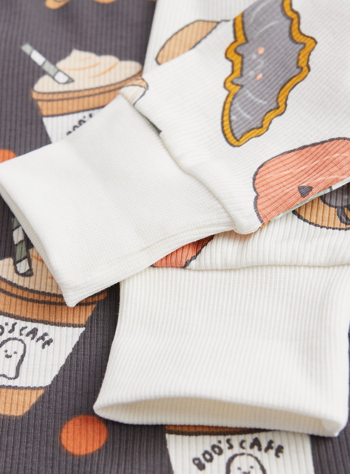 Halloween Food Print Pyjamas 2 Pack Up to 3 mths - Image 2 thumbnail