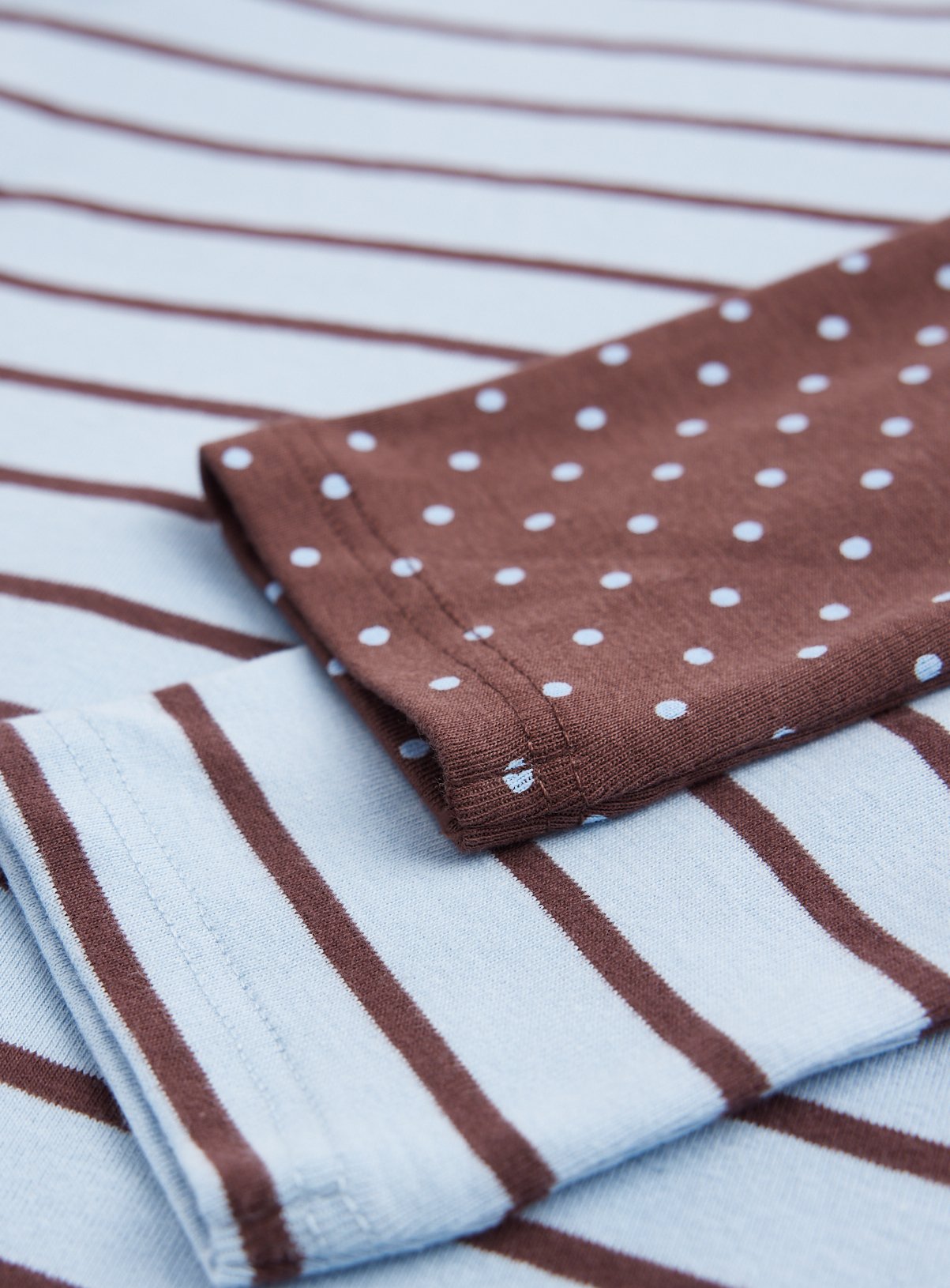 Blue & Brown Jersey Dresses 2-Pack 8 years - Image 2 thumbnail