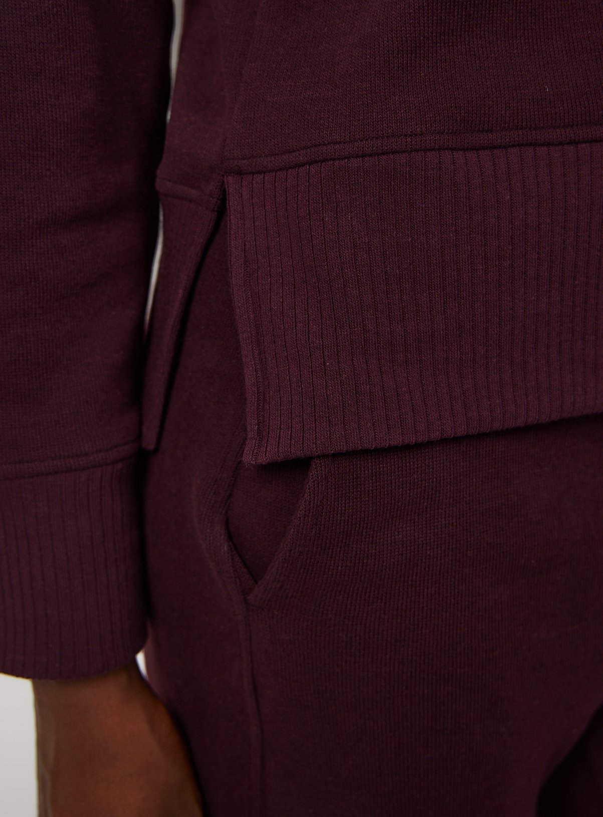 Soft Touch Plum Hoodie Co-ord XL - Image 3 thumbnail