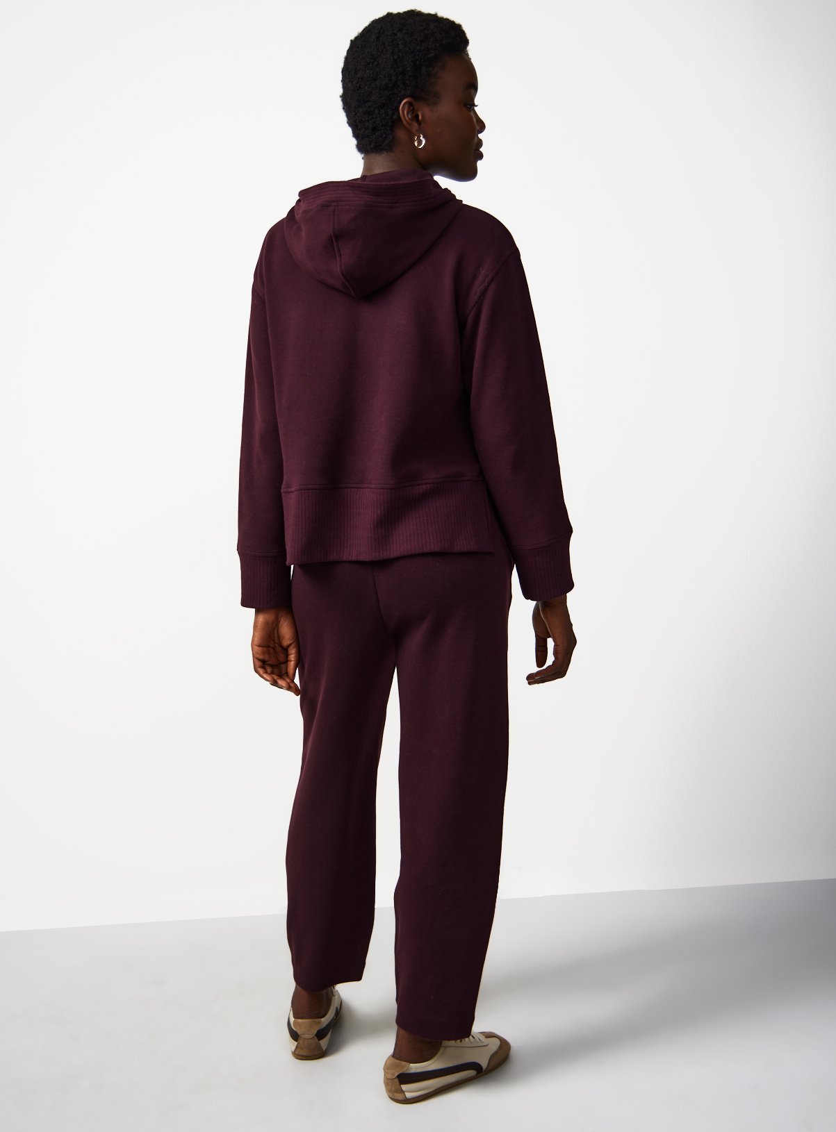 Soft Touch Plum Hoodie Co-ord XL - Image 4 thumbnail