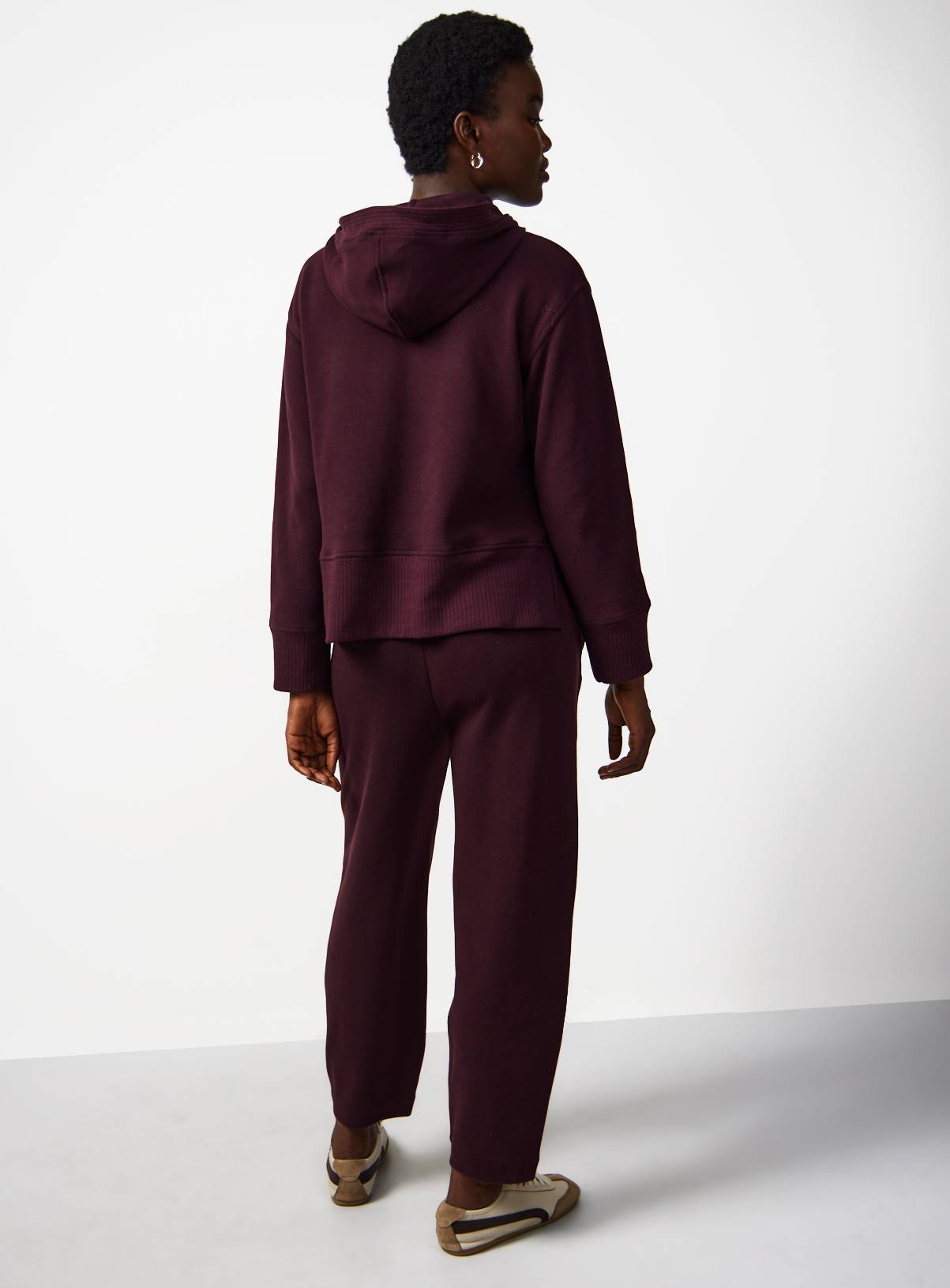 Soft Touch Plum Hoodie Co-ord XL - Image 4