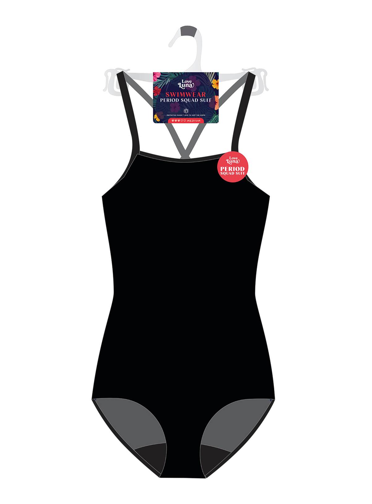 LOVE LUNA Ladies Period Squad Swimsuit 16-18 - Image 3