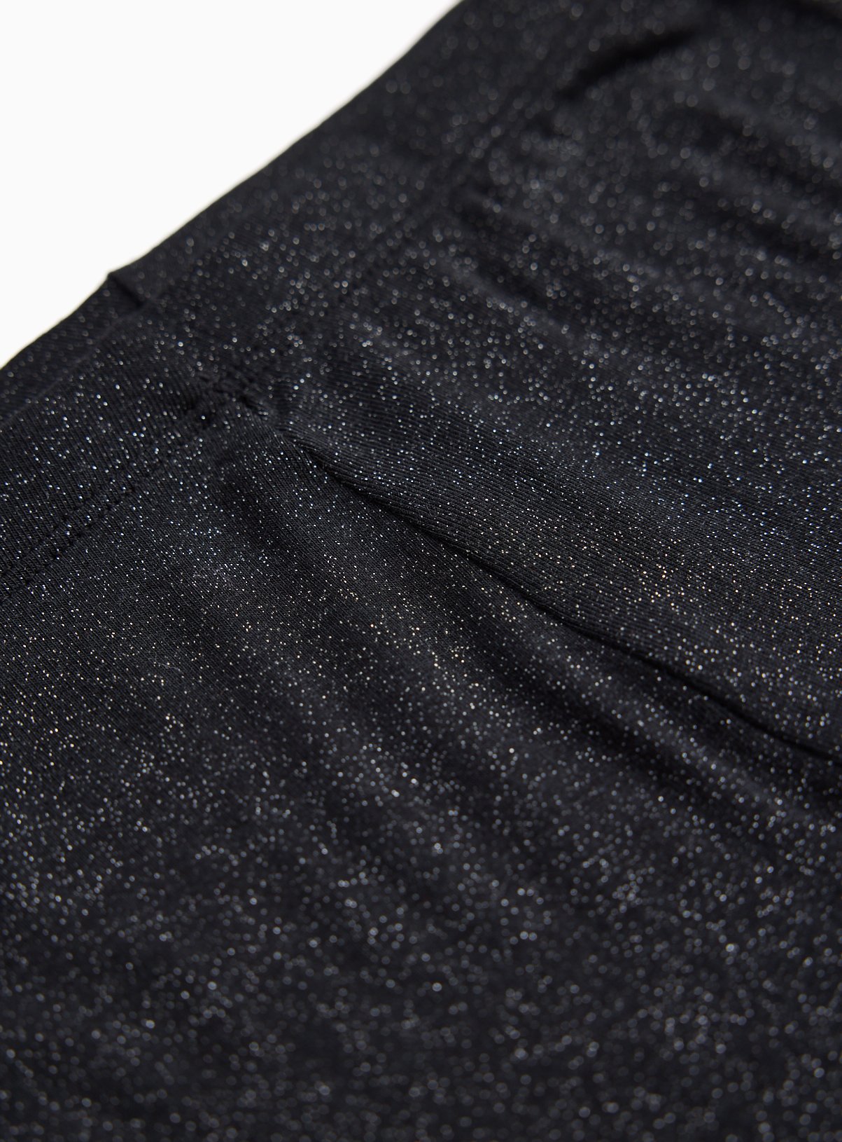 Black & Glitter Thermal Leggings 9-10 years - Image 2 thumbnail