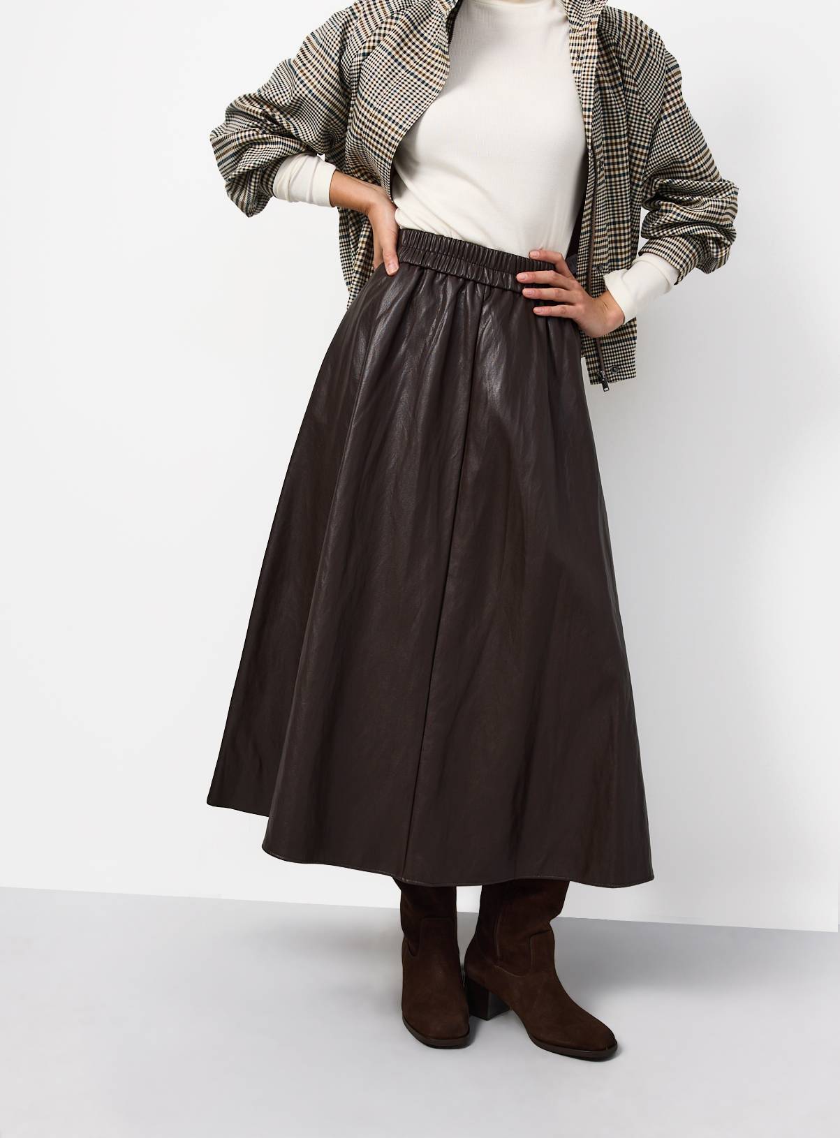 PU Full Midi Skirt 16 - Image 1