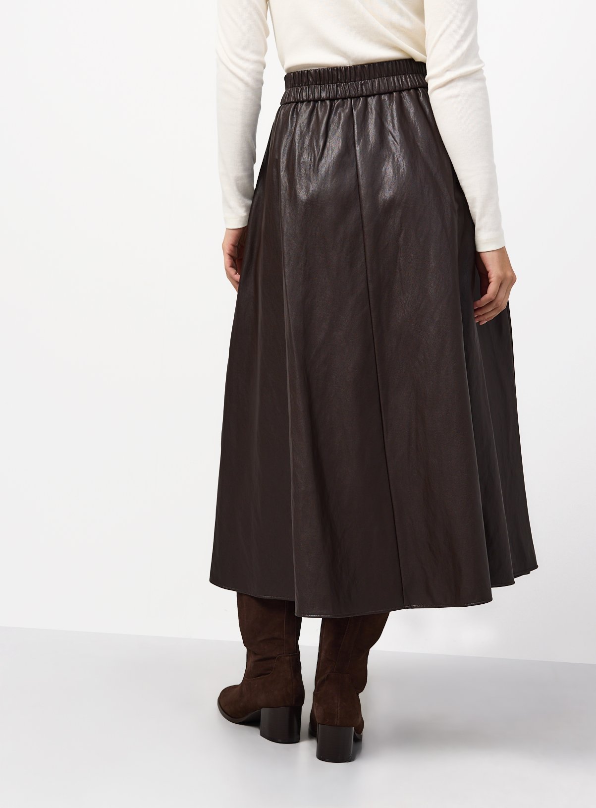 PU Full Midi Skirt 16 - Image 4 thumbnail