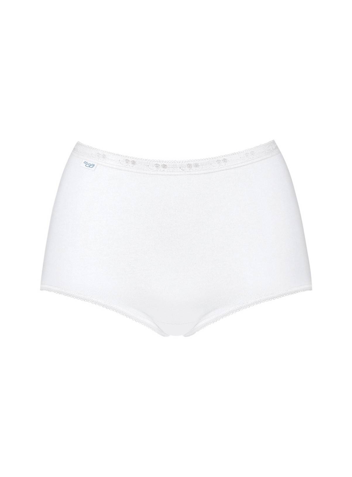 SLOGGI Sloggi Basic Maxi Knickers 3 Pack White 10 - Image 6