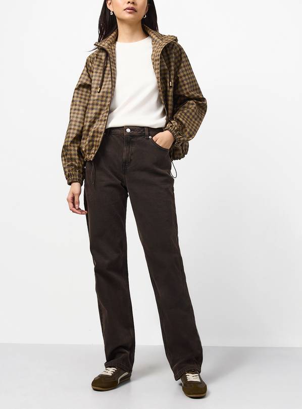 Brown Core Low Curve Barrel Jeans 8S