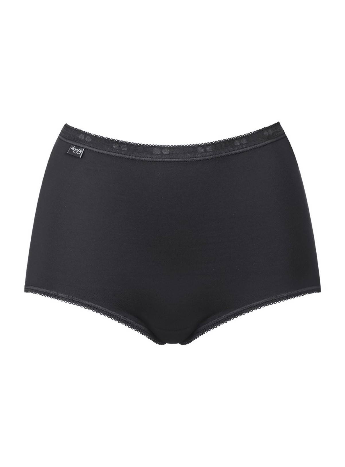 SLOGGI Sloggi Basic Maxi Knickers 3 Pack Black 22 - Image 6