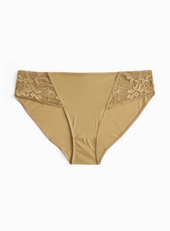 Olive Green Fleur Lace Bikini Briefs 22