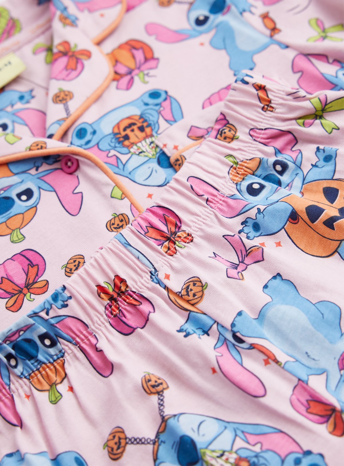 Disney Stitch Halloween Traditional Pyjama Set 8-9 years - Image 2 thumbnail