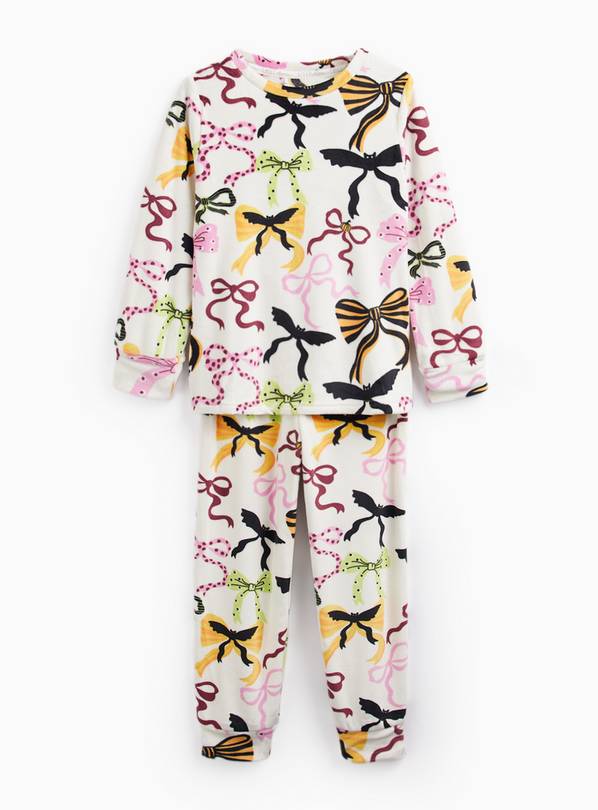 Halloween Pink Bow Slinky Pyjamas 5-6 years
