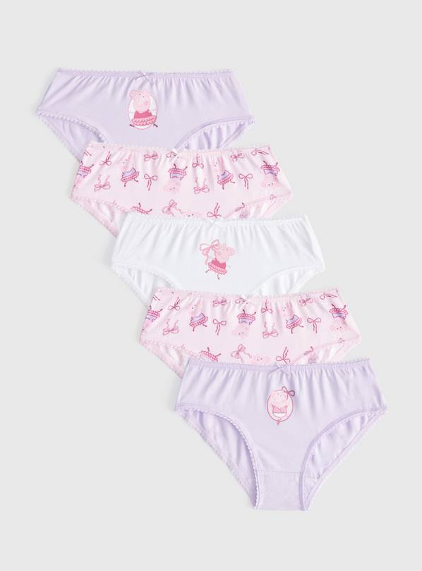 Pink Peppa Pig Briefs 5 Pack  1.5-2 years