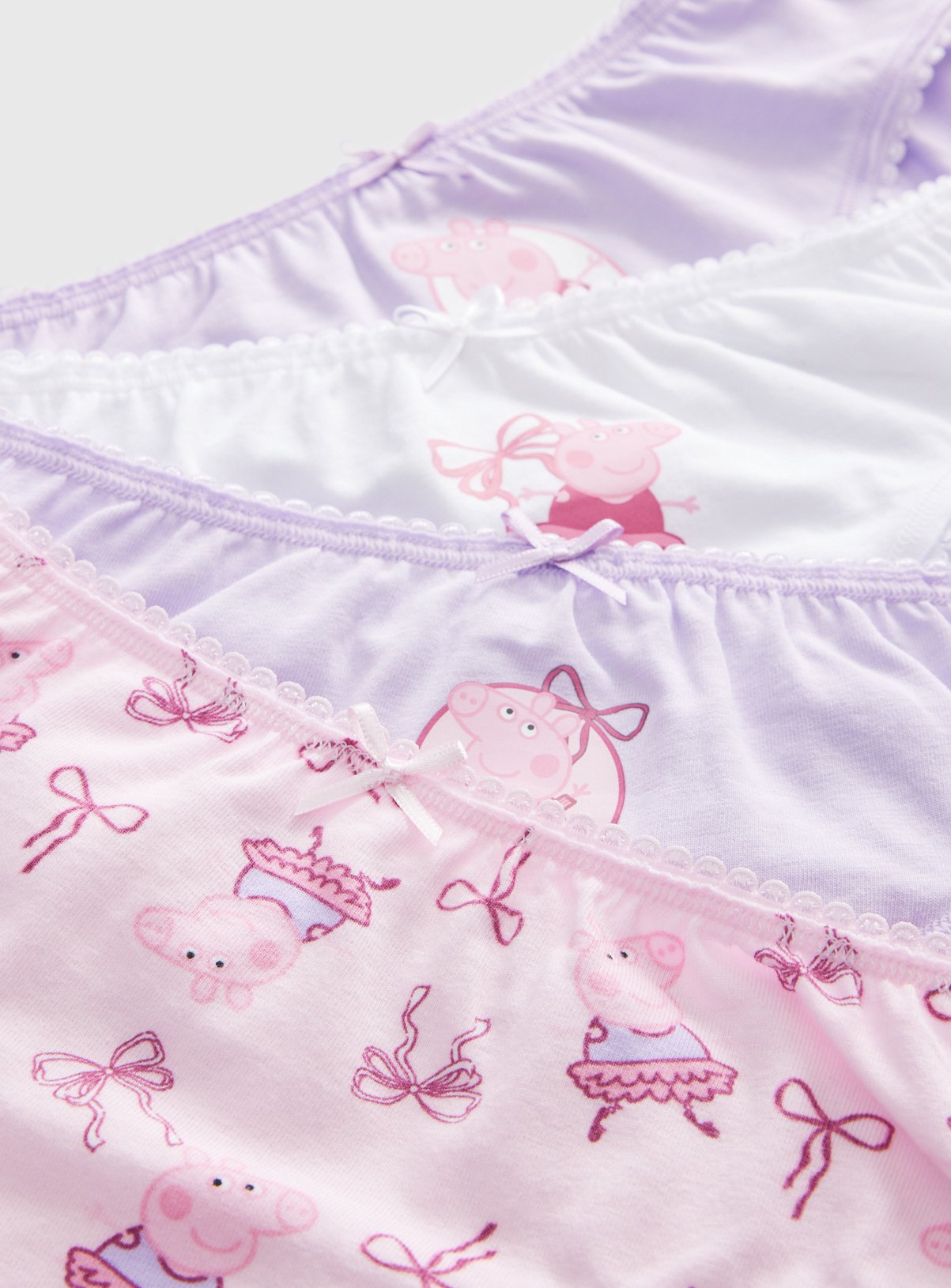 Pink Peppa Pig Briefs 5 Pack  3-4 years - Image 2 thumbnail