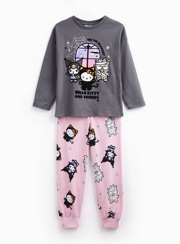 Grey Hello Kitty & Friends Halloween Pyjama Set 3-4 years