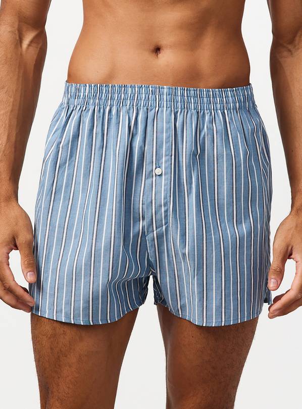 Pure Cotton Woven Boxers 3-Pack XXL