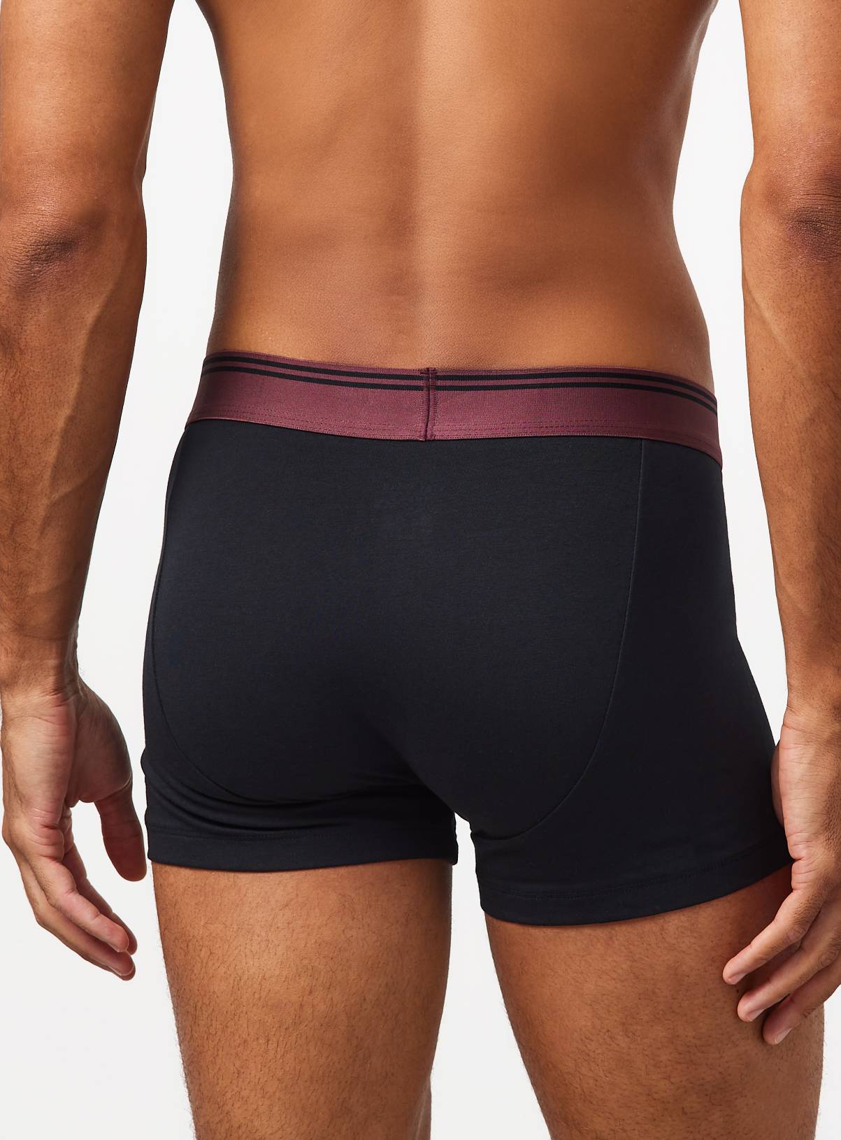 Black Cotton Trunks 5-Pack XXXL - Image 4