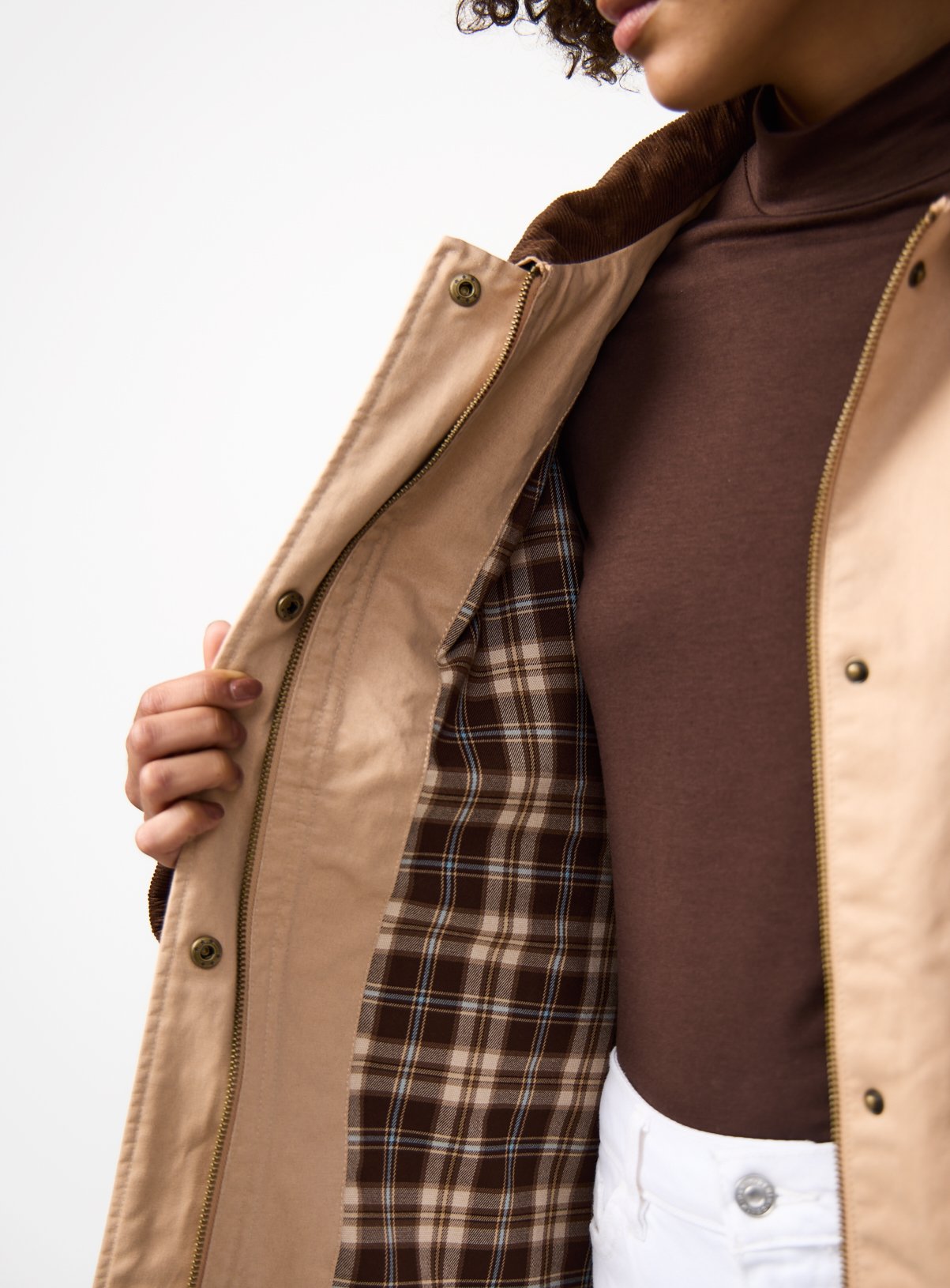 Natural Wax Car Coat L - Image 2 thumbnail