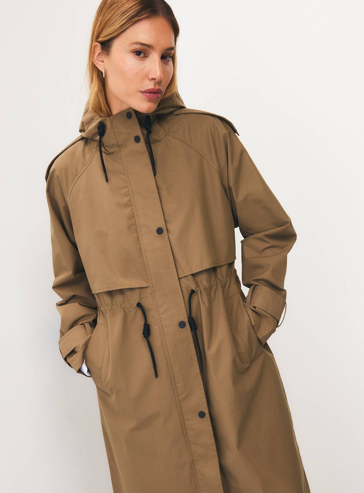 Stone Trench Parka Raincoat M - Image 1