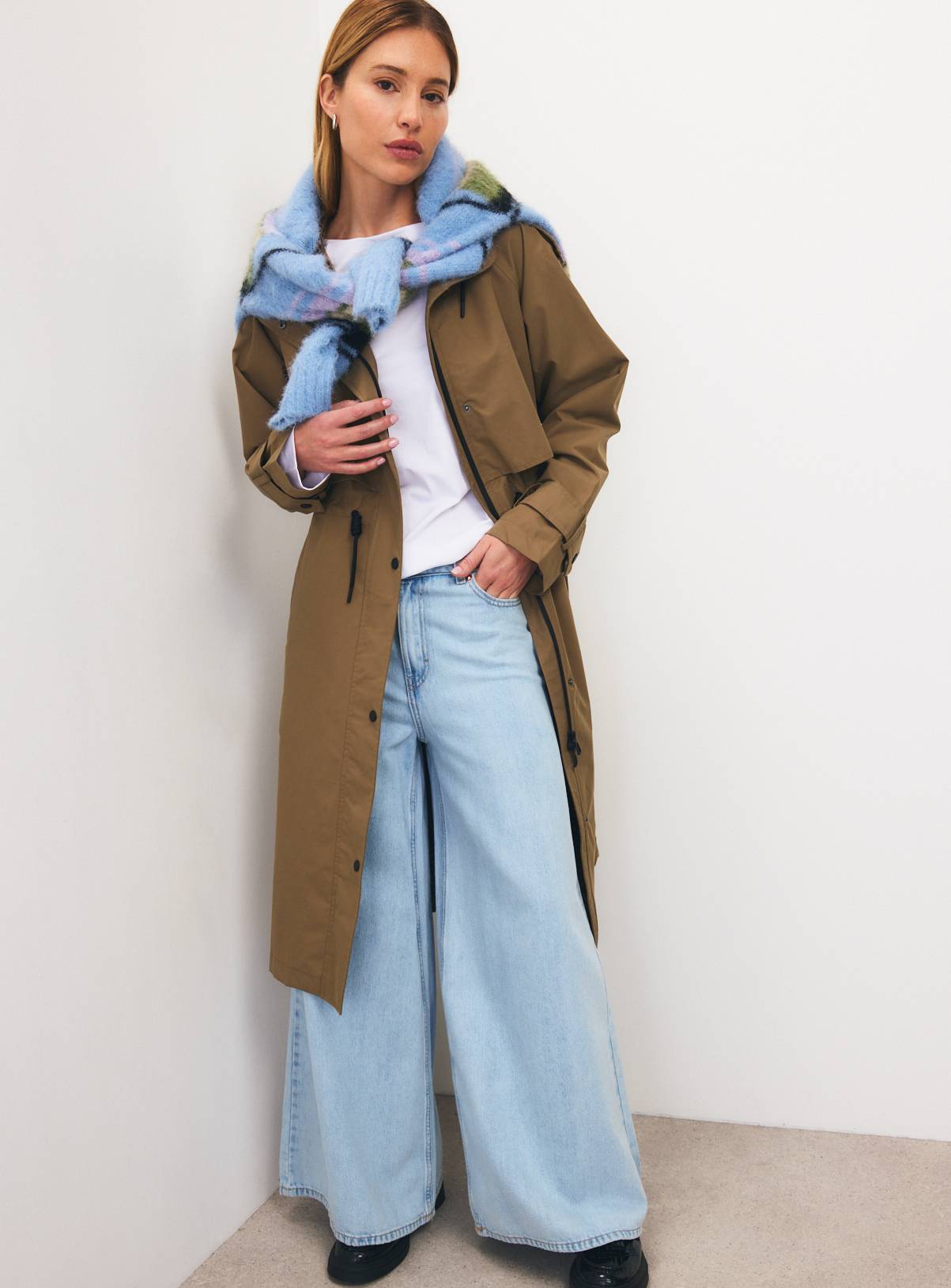 Stone Trench Parka Raincoat M - Image 3