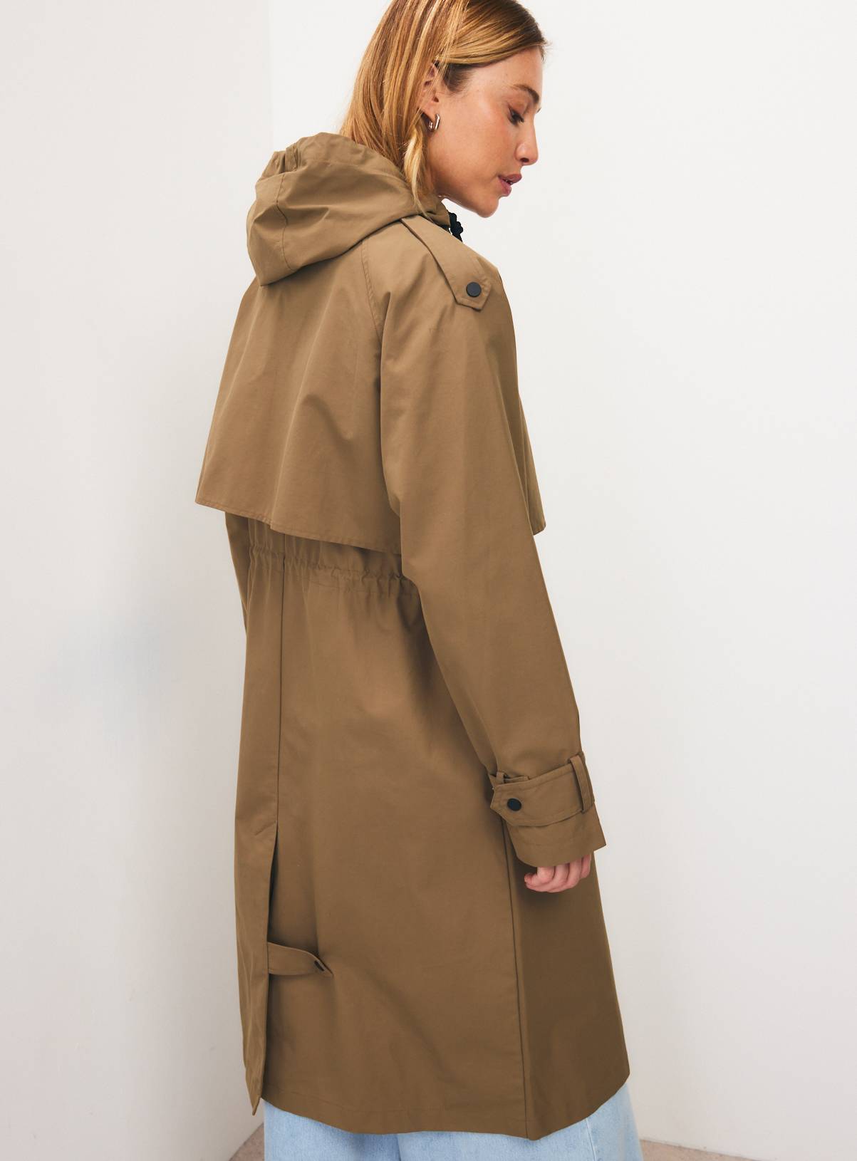 Stone Trench Parka Raincoat M - Image 4