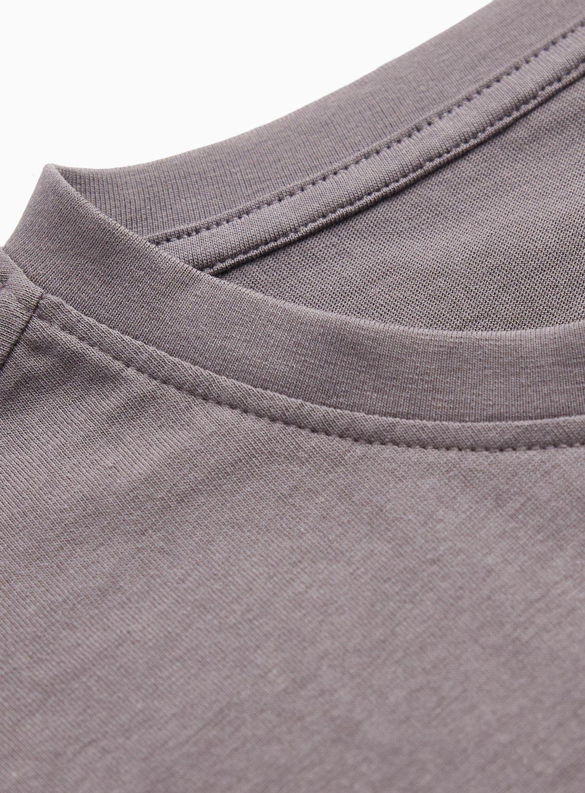 Charcoal Cotton Regular Fit Crew Neck T-Shirt XXL - Image 2 thumbnail