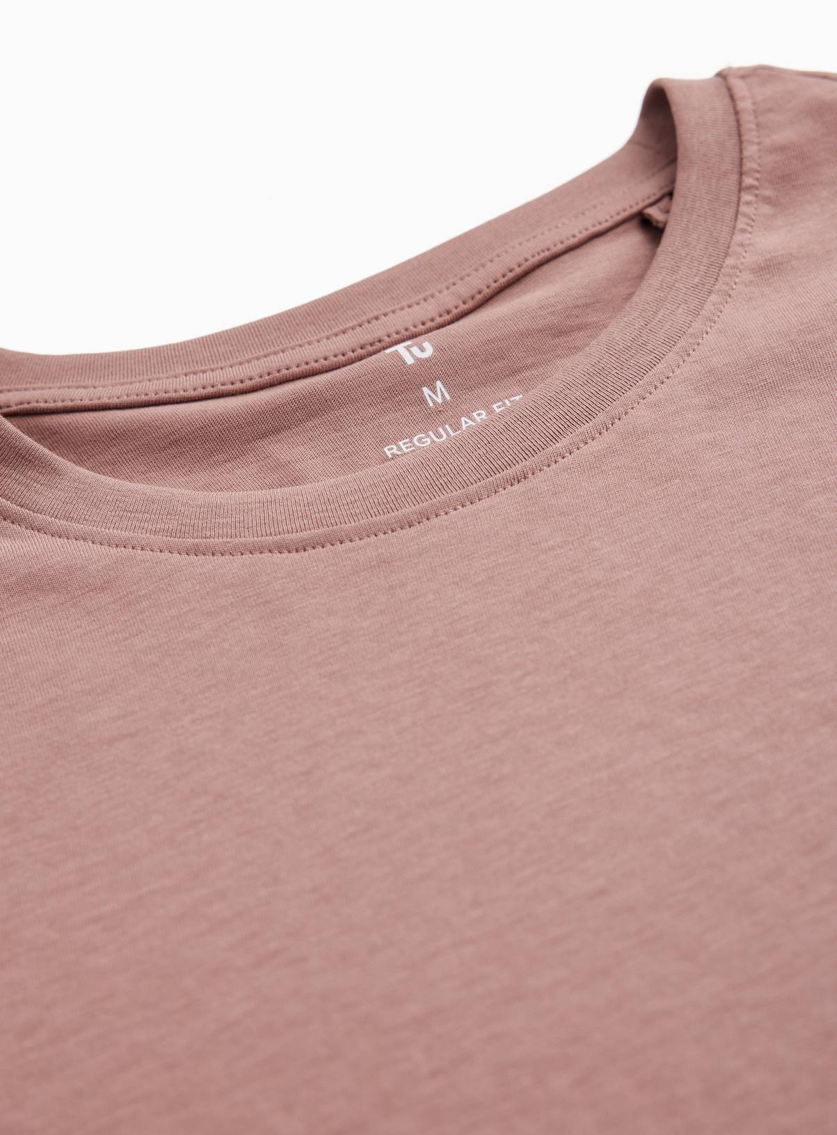 Pink Pure Cotton Regular Fit T-Shirt XXXL - Image 3