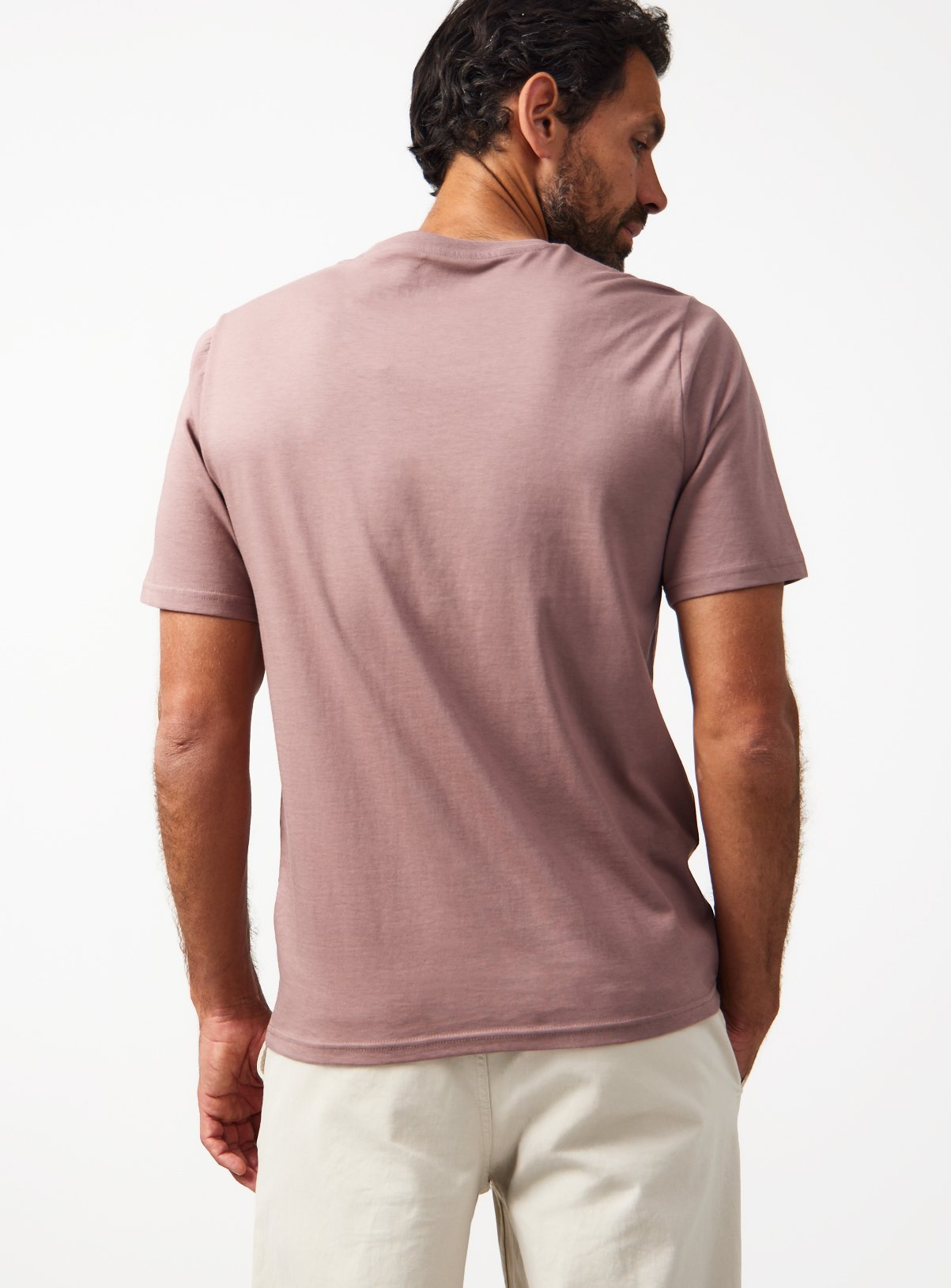 Pink Pure Cotton Regular Fit T-Shirt XXXL - Image 4 thumbnail