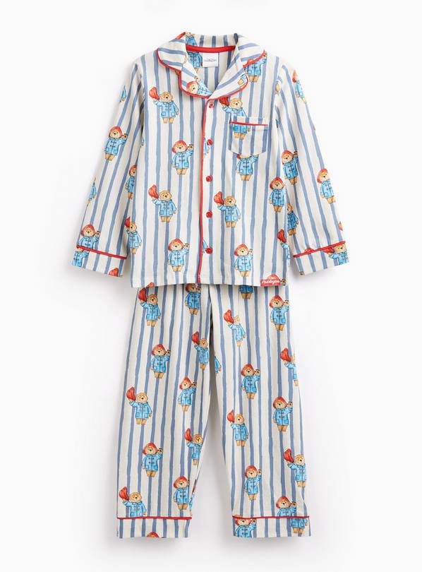 Cream Paddington Stripe Traditional Pyjamas 1-2 years