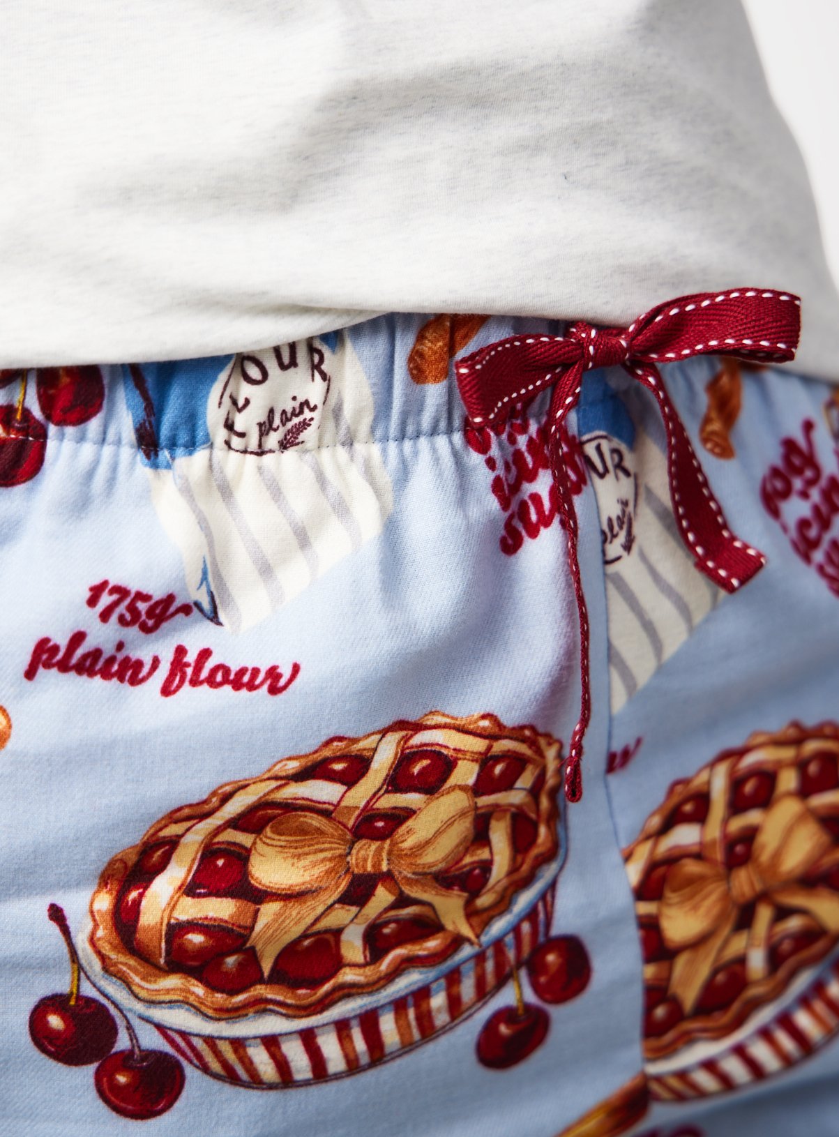 Grey Cherry Pie Pyjamas XXL - Image 3 thumbnail