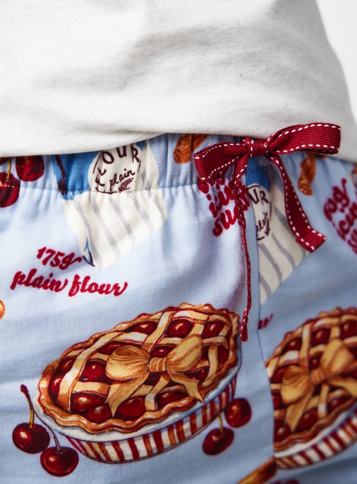 Grey Cherry Pie Pyjamas XXL - Image 3