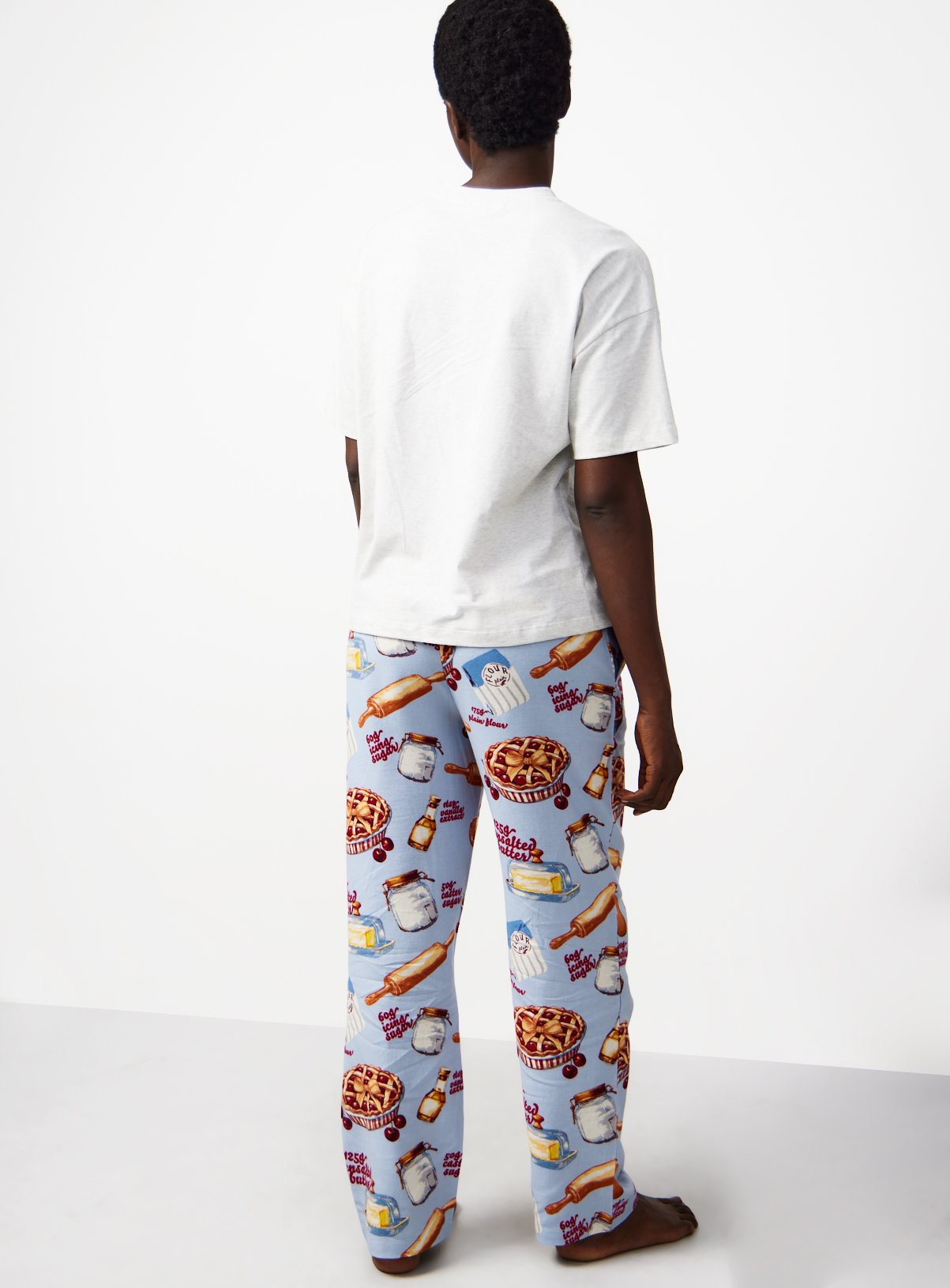 Grey Cherry Pie Pyjamas XXL - Image 4 thumbnail