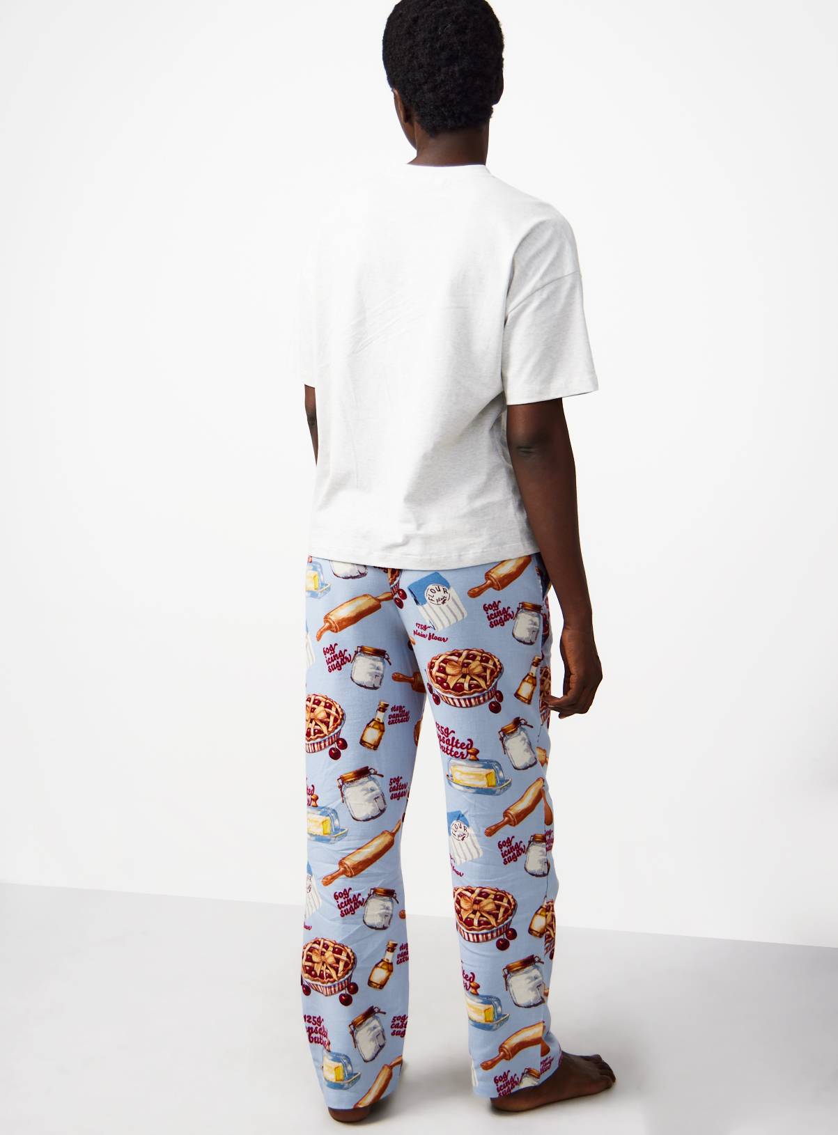 Grey Cherry Pie Pyjamas XXL - Image 4