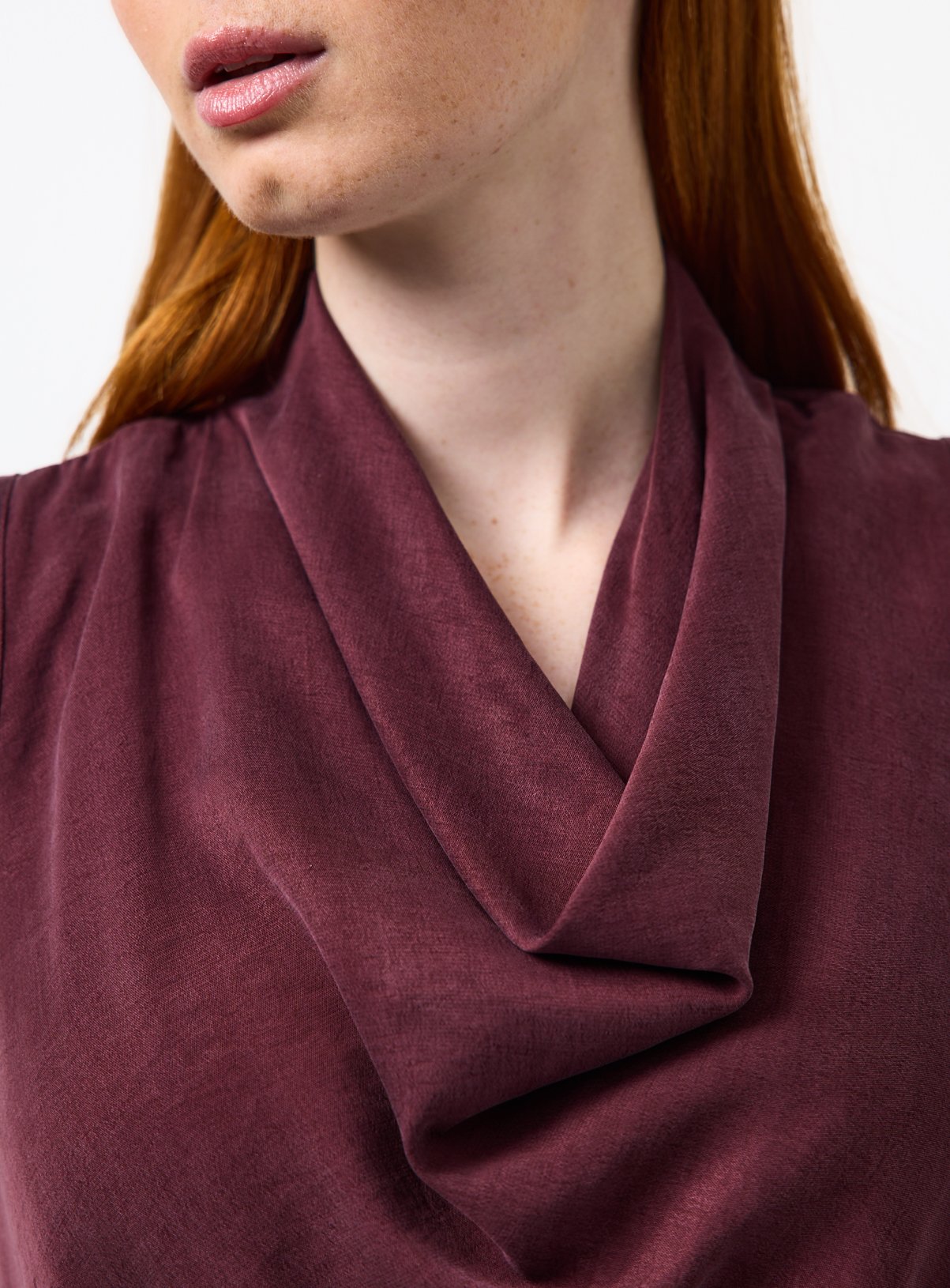 Purple Sleeveless Cowl Neck Top 12 - Image 3 thumbnail