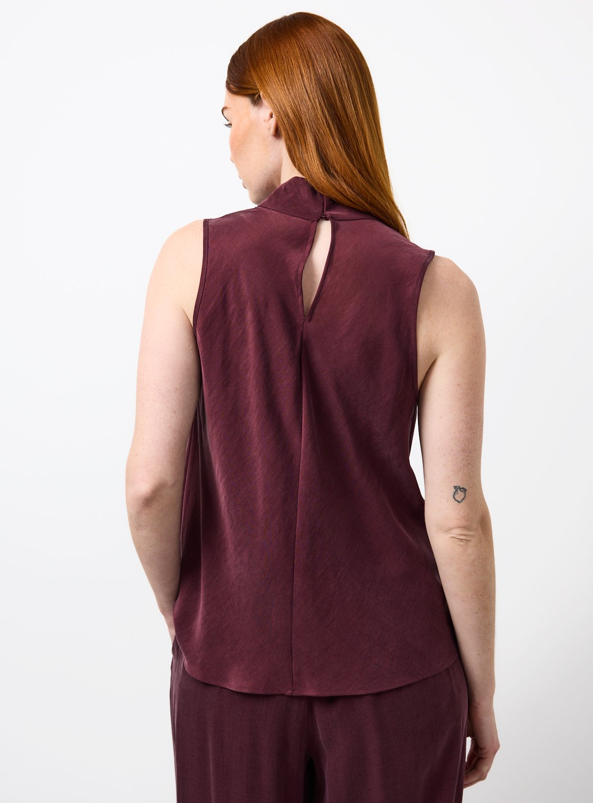 Purple Sleeveless Cowl Neck Top 12 - Image 4 thumbnail