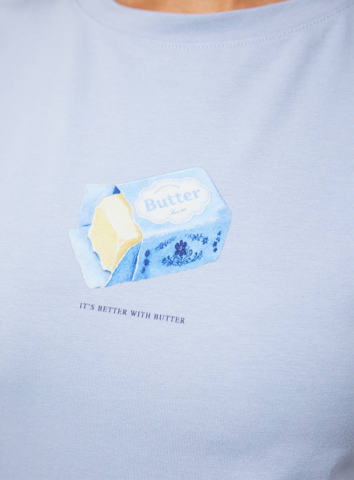 Butter Logo Baby Tee & Gingham Pyjama Bottoms S - Image 5