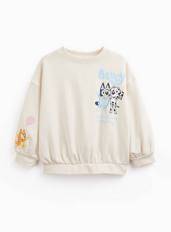 Cream Bluey Sweatshirt 6-7 years
