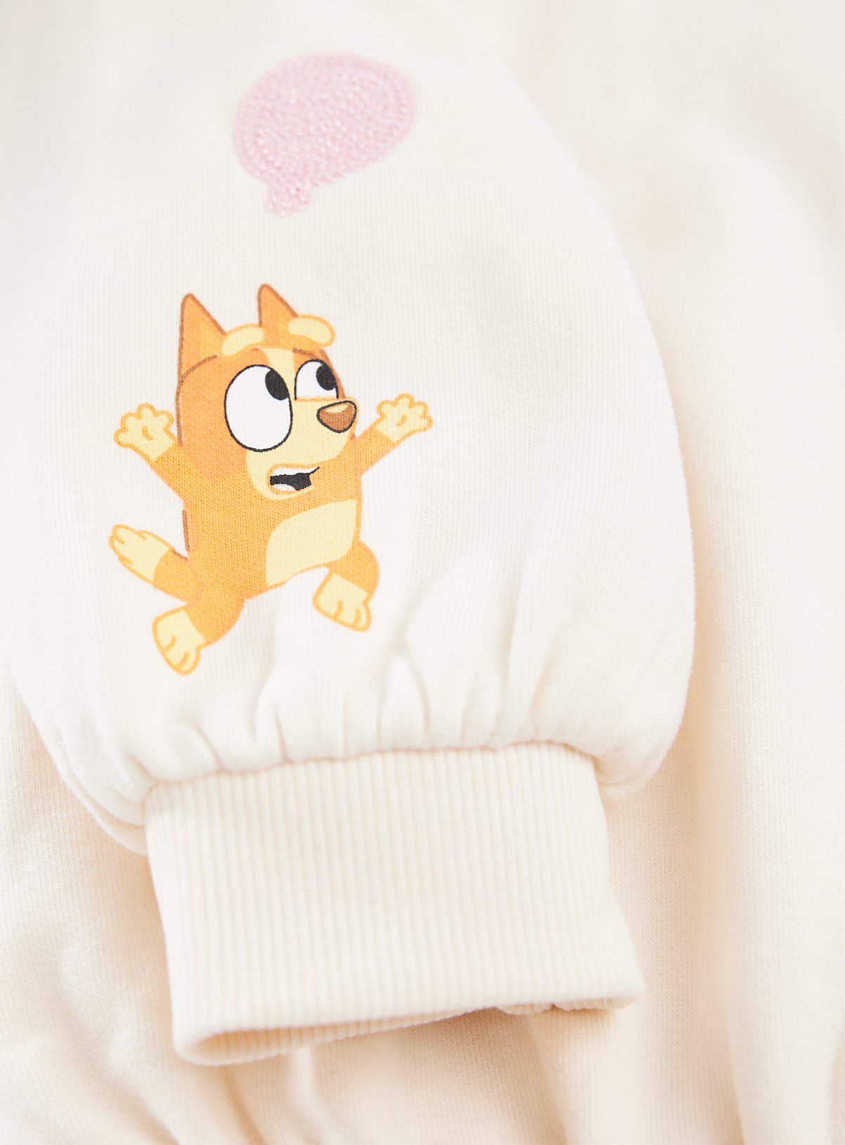 Cream Bluey Sweatshirt 3-4 years - Image 2 thumbnail