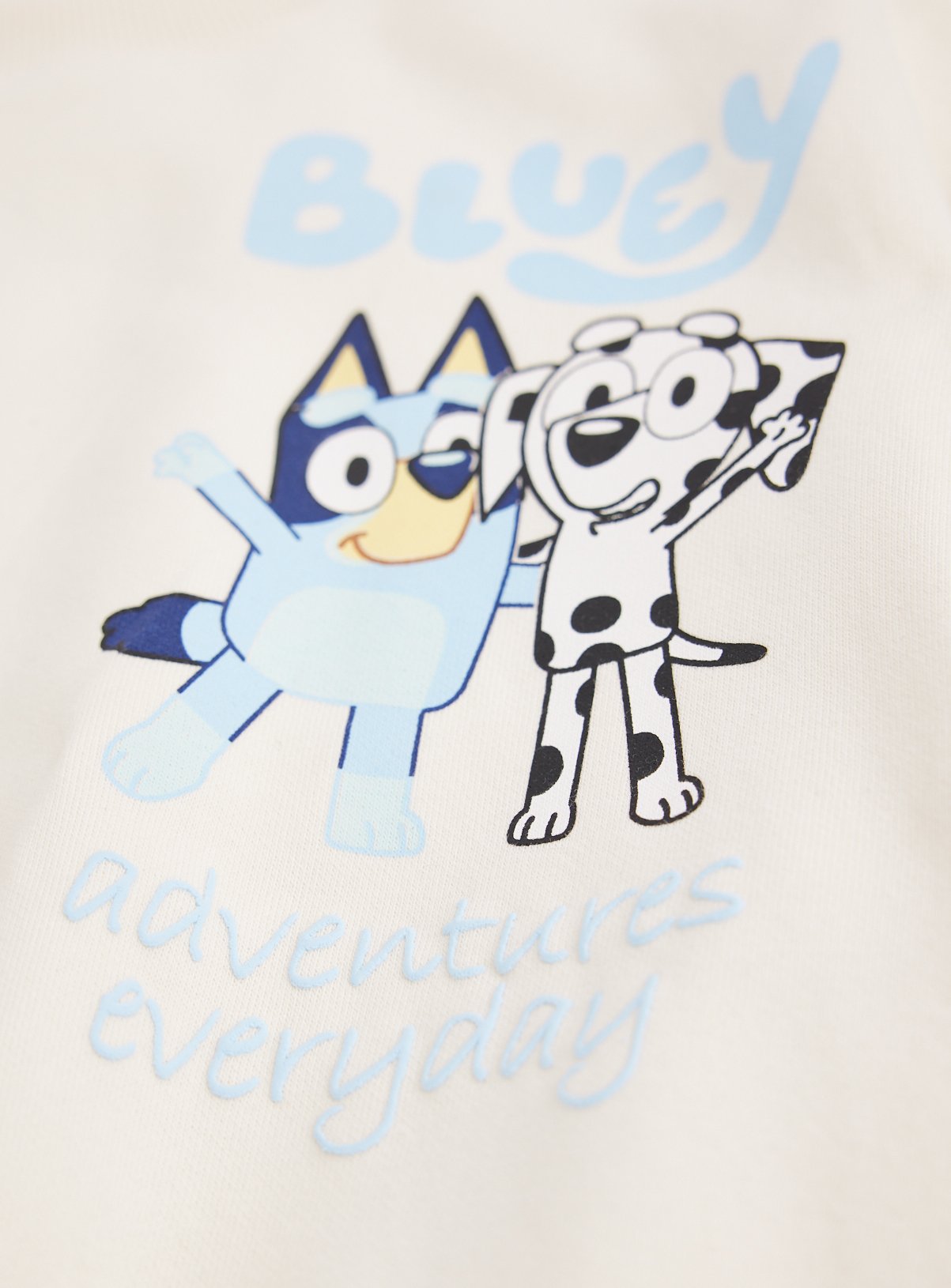 Cream Bluey Sweatshirt 3-4 years - Image 3 thumbnail