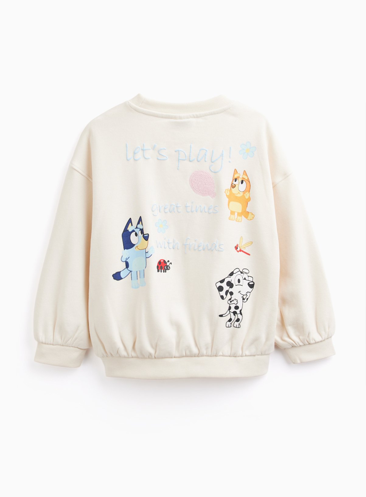 Cream Bluey Sweatshirt 3-4 years - Image 4 thumbnail