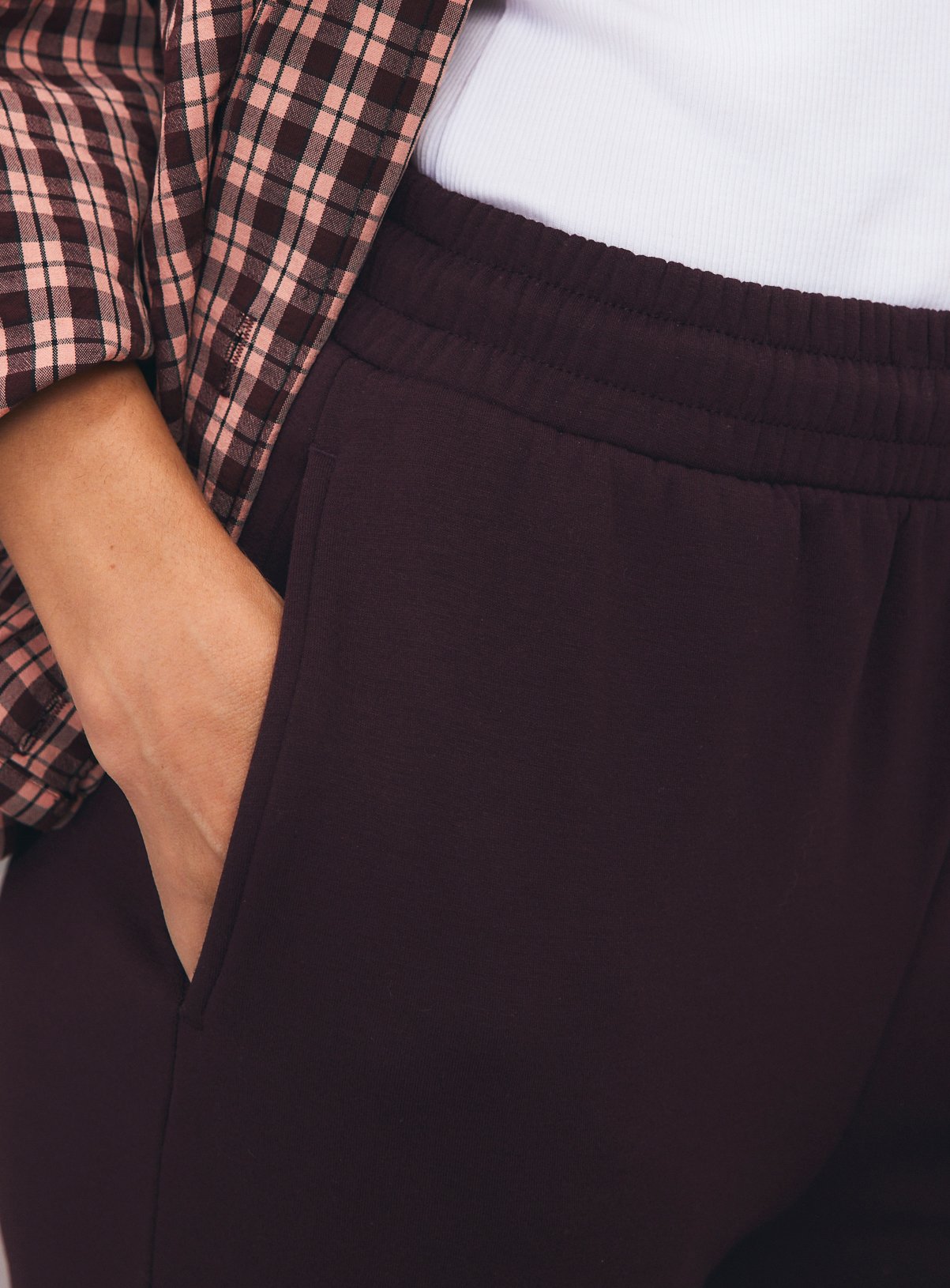 Plum Scuba Kickflare Co-ord Joggers XL - Image 3 thumbnail