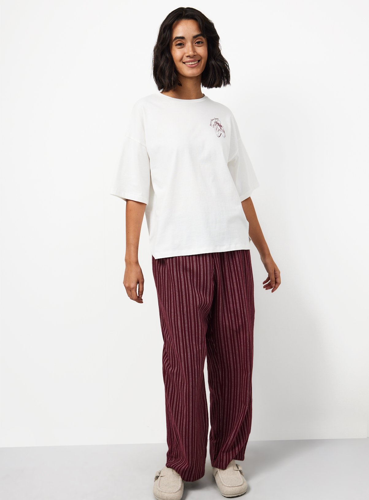 Cream Charm Pyjama Set S - Image 2 thumbnail